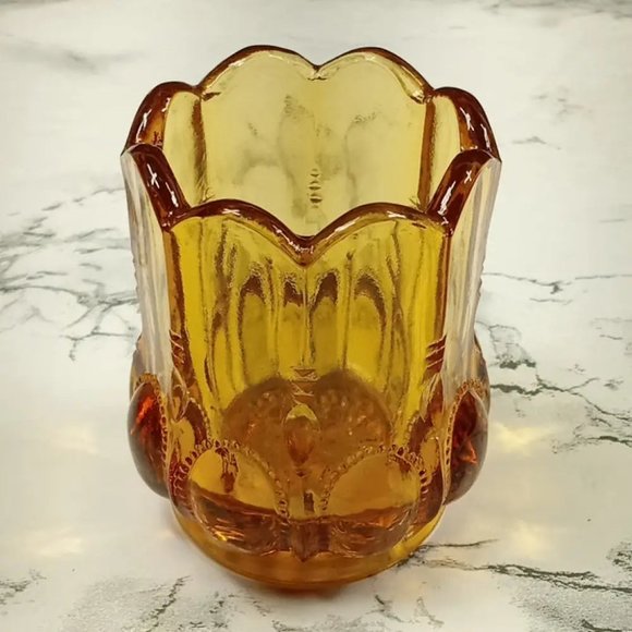 Degenhart Glass Beaded Oval Trinket Toothpick Paperweight Vintage - Picture 6 of 6